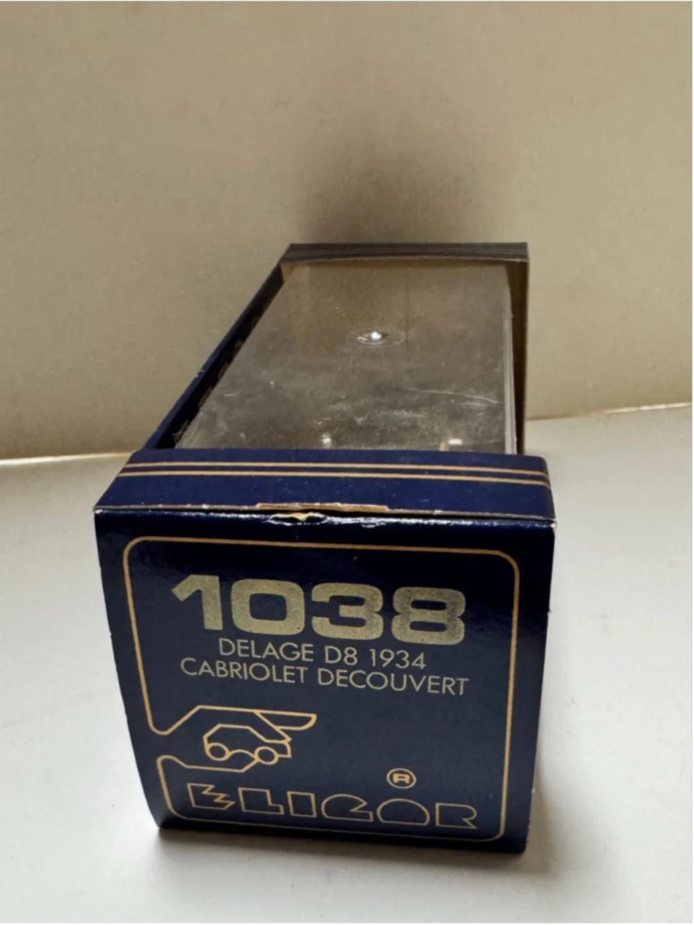Eligor Diecast 1934 Delage D8 Cabriolet Diecast 1/43 Scale - Number 1038